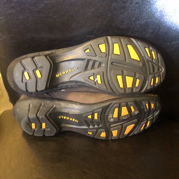 Merrell Genuine Women’s Brown Suede Leather Upper Rubber Soles Size 7 - Picture 11 of 13